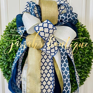 Fall Bow, Wreath Bow, Fall Lantern Bow, Leopard Bow, Thanksgiving Bow, Spring Wreath Bow, Everyday Wreath Bow, Pink & Black Wreath Bow