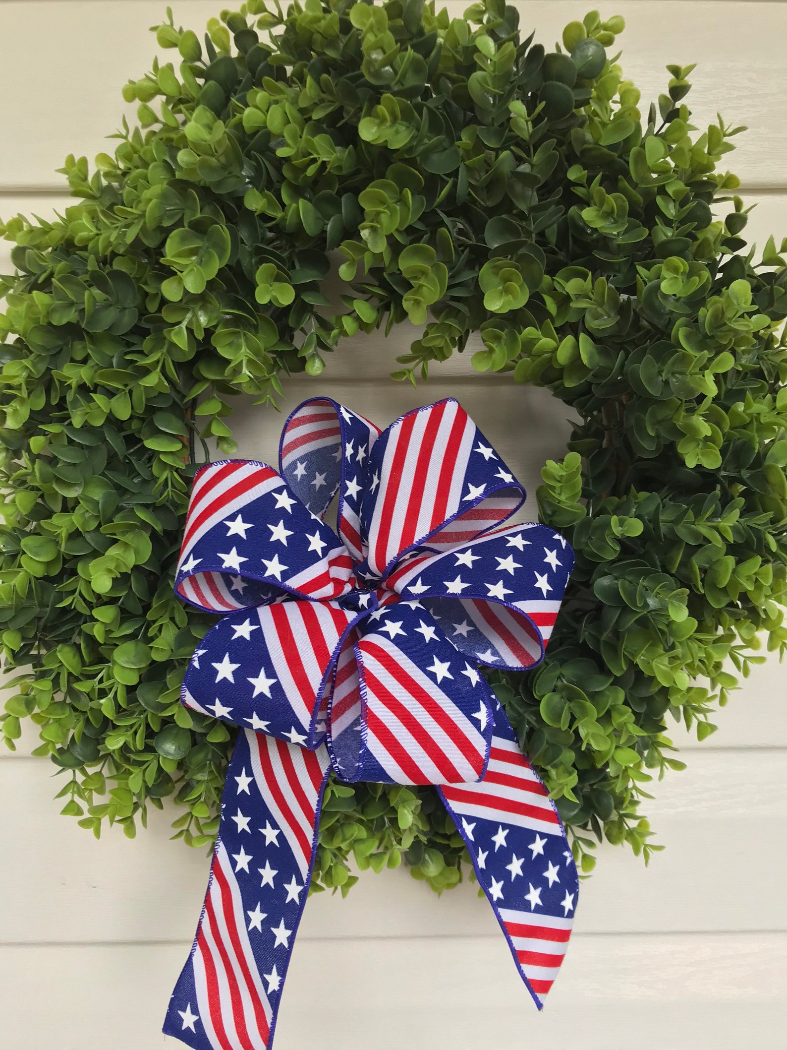 4th of July Bow Patriotic Bow USA Bow Wreath Bow Lanterns Etsy