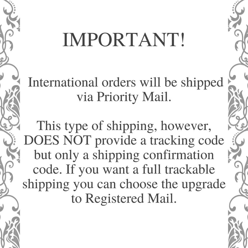 Shipping informations