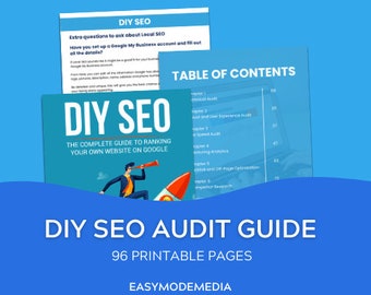 Guida completa all'audit del sito web SEO fai-da-te - Scopri come eseguire un audit SEO completo sul tuo sito web / Documento da 96 pagine