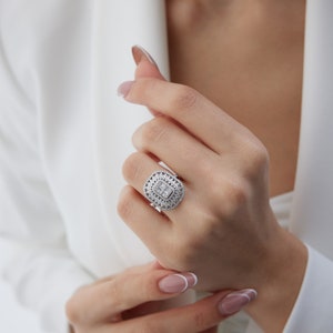 1.2 Carat Luxurious Real Diamond,  Anniversary and Engagement Ring