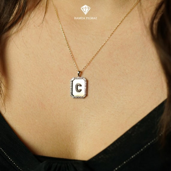 Luxury 2024 initial necklace