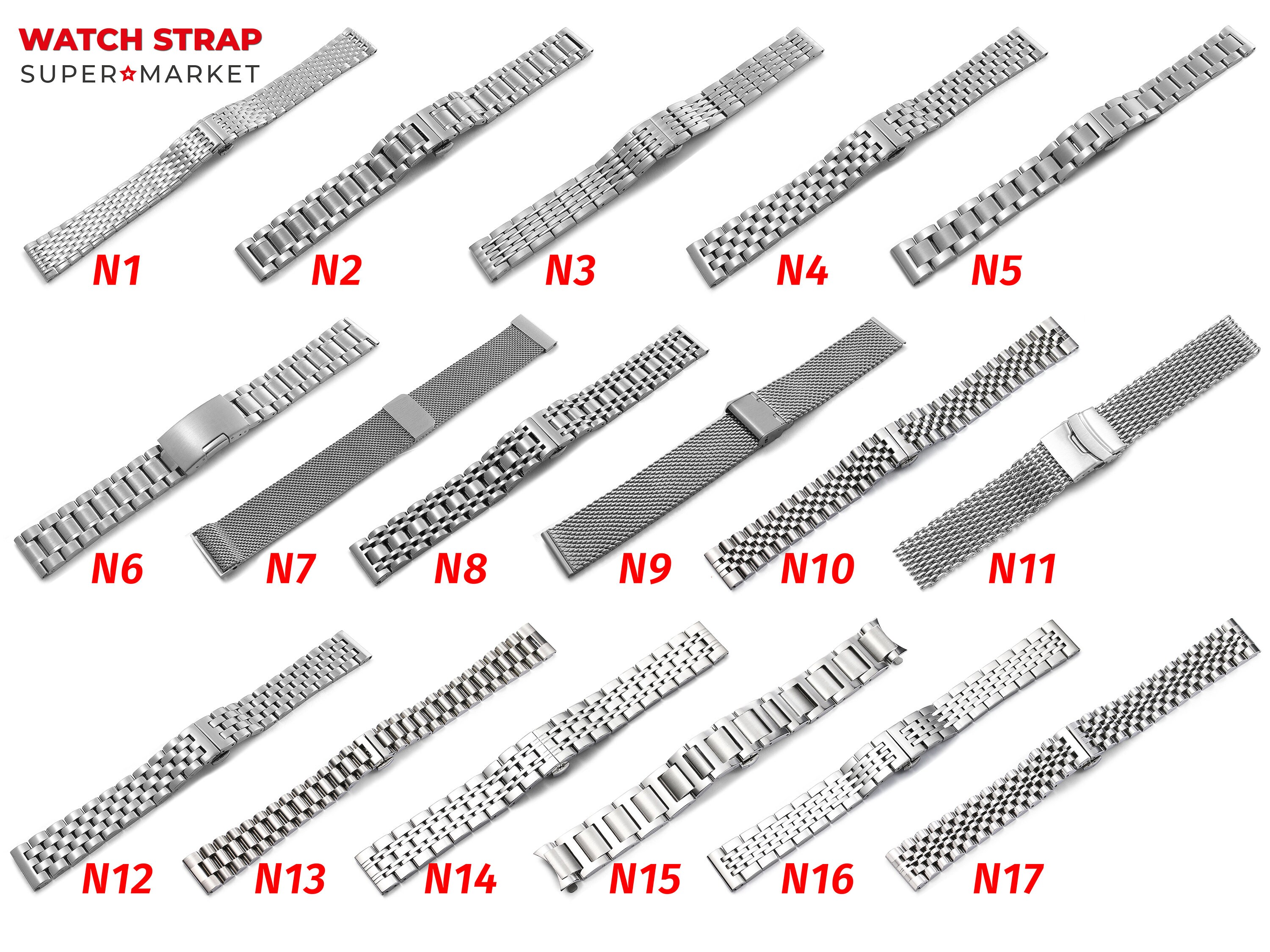 18 19 20 21 22mm Watch Band Parts T41 Male Strip Solid Stainless Steel For  Tissot Omega Seiko Bracelet Straps Bracelet Wristband Watchbands AliExpress  