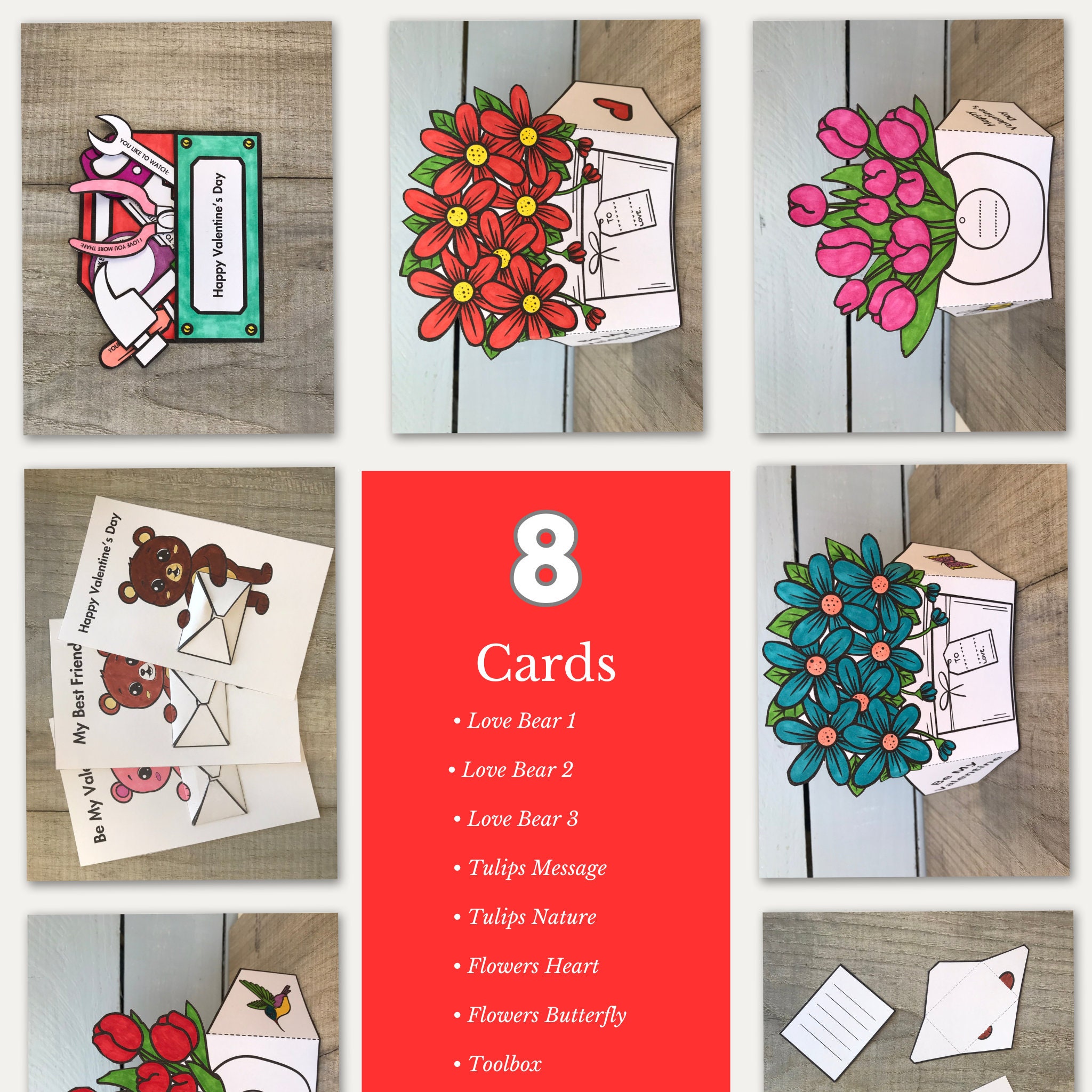 Valentine Activity Printables Colouring Pages Cards and Bookmarks Valentine Activity Printables Colouring Pages Cards and Bookmarks