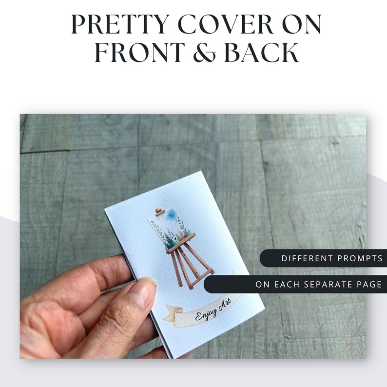 Printable Mini Journal Template, One Page DIY Notebook for Kids ...
