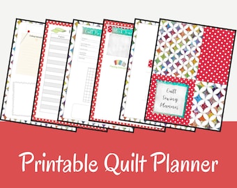 Quilt Planner / Journal | Instant Download Pintable PDF