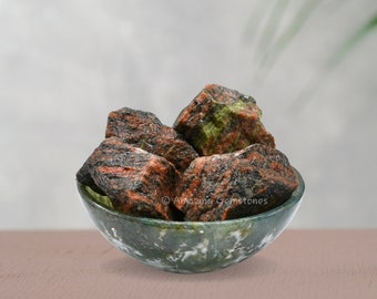 ユナカイト原石天然石 1インチ ユナカイト原石天然ユナカイト結晶 1、2