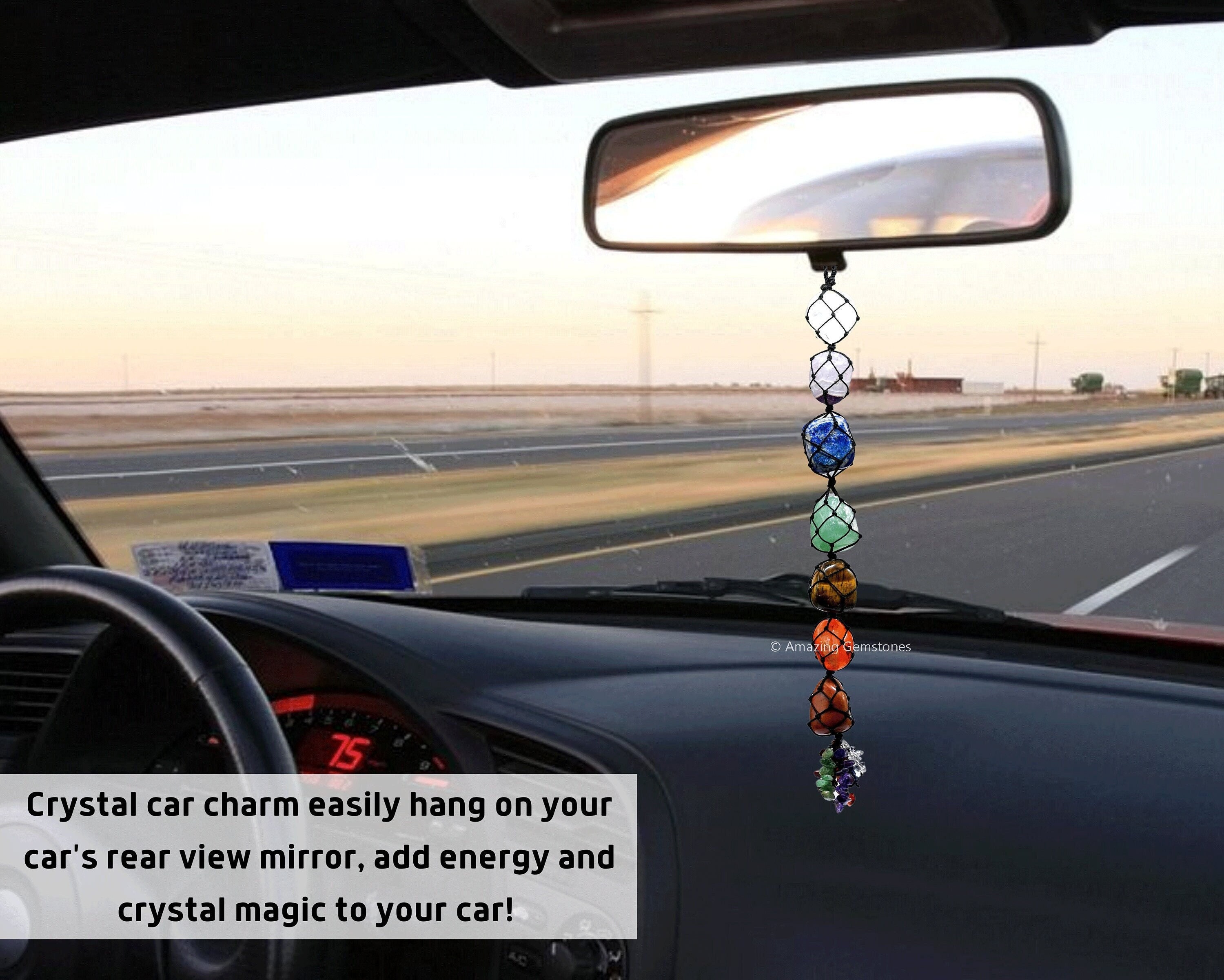 Ciondolo Iniziale In Cristallo Per Auto, Borsa O Tazza - Lettera Scintillante Con Catena Regolabile - Ornamento Fai Da Te