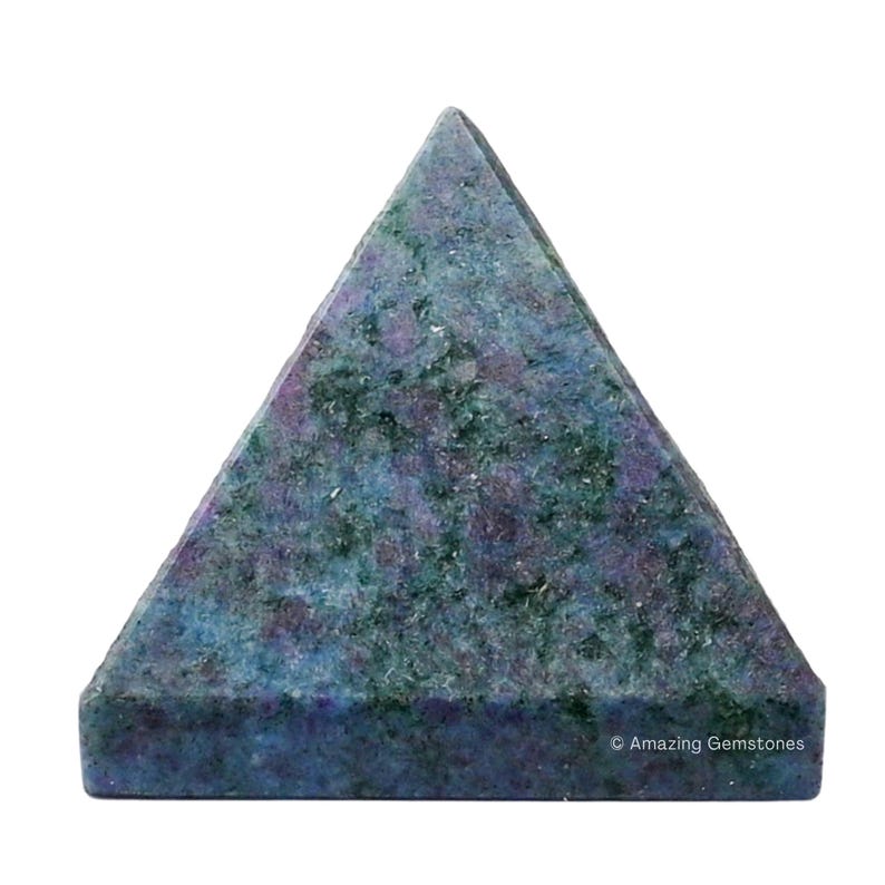 Handmade Ruby Kyanite Crystal Pyramid, Reiki Healing Decor image 8