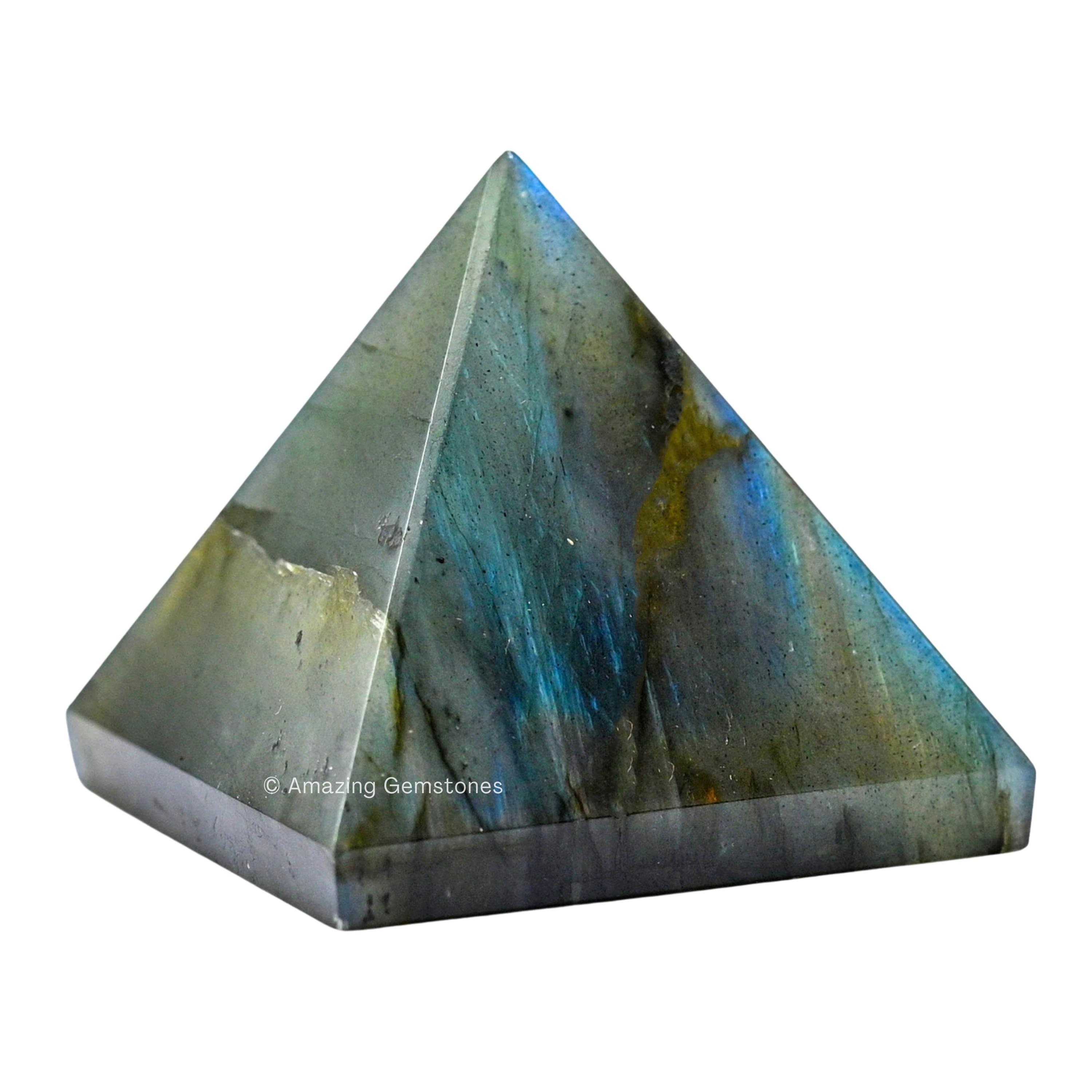 ラブラドライトヒーリングクリスタルストーンピラミッド、家庭や