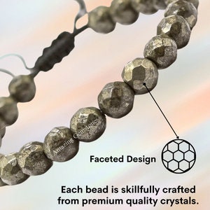 Ronglry Set Di 6 Braccialetti In Cristalli Naturali – Ametista, Quarzo Rosa, Occhio Di Tigre, Curativi E Regolabili