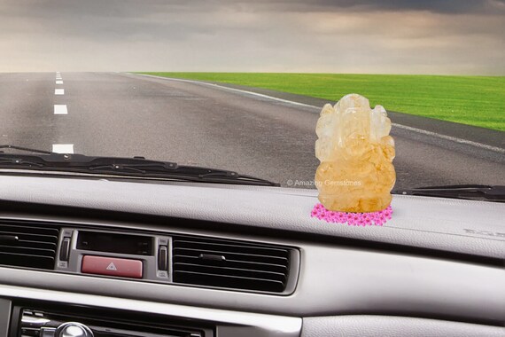 イエローアベンチュリンクリスタルガネーシャ像：手作りホーム