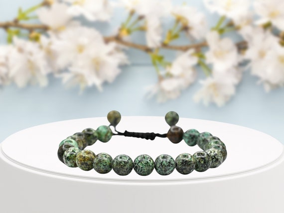 Bracciale In Pietre Naturali Di Cristallo Curativo: Gioiello Elastico Anti-Ansia, Regalo Ispiratore Per Donna Uomo Per Compleanno O Natale