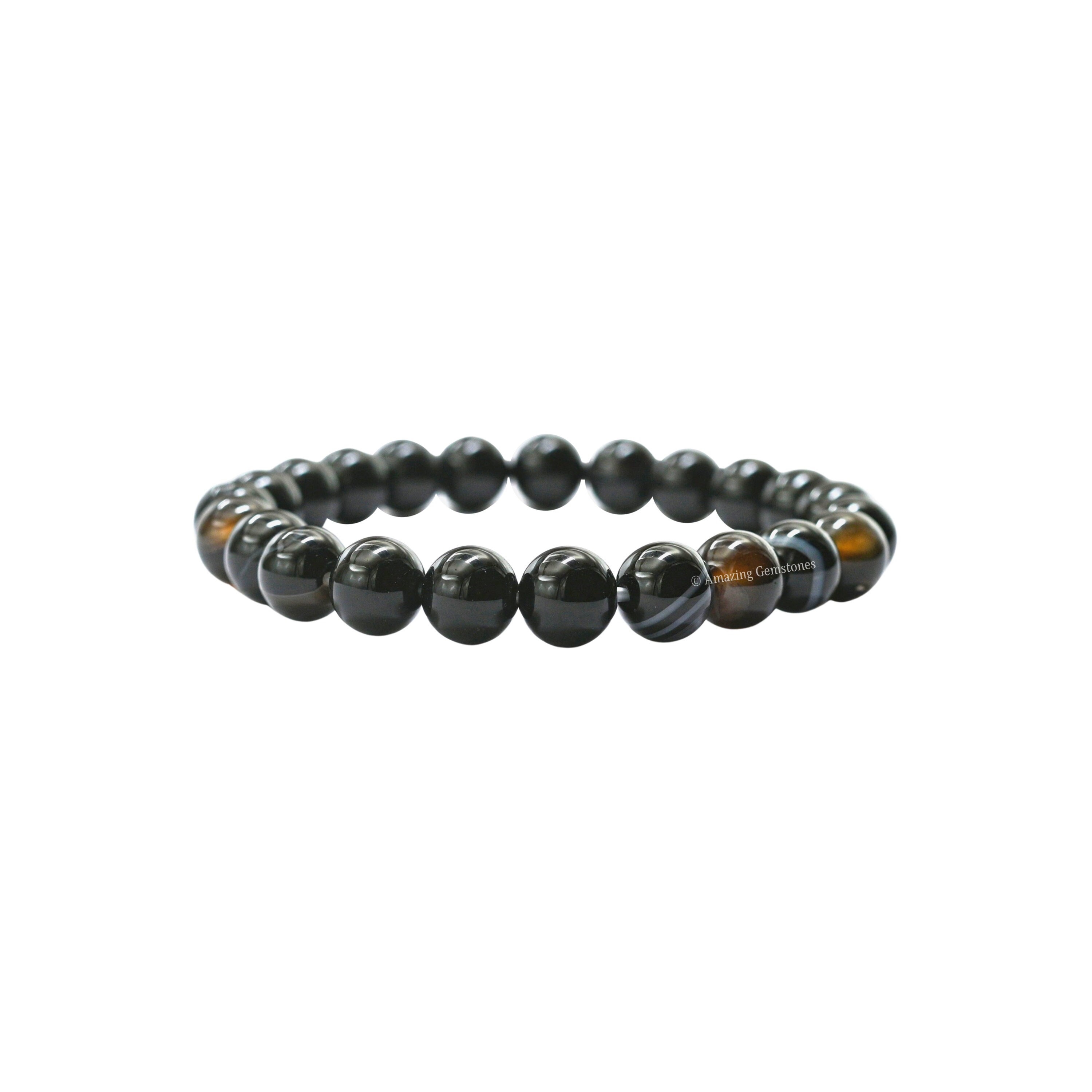 Round Black Agate Hakik bracelet, For Worn Around The Wrist, Size: 2.5 at  Rs 125/piece in Ghaziabad