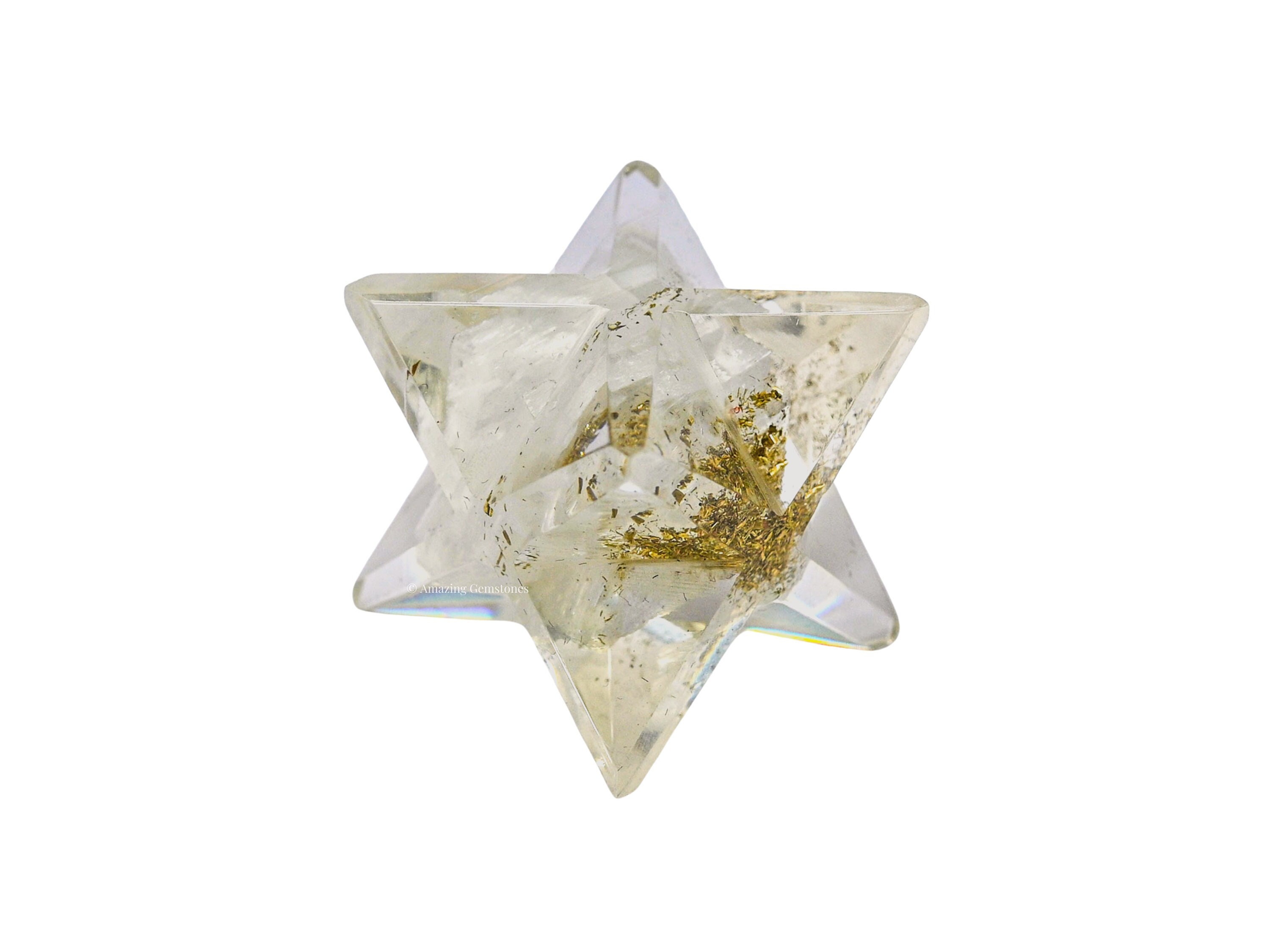 セレナイトクリスタルオルゴナイトマカバスター：レイキヒーリング