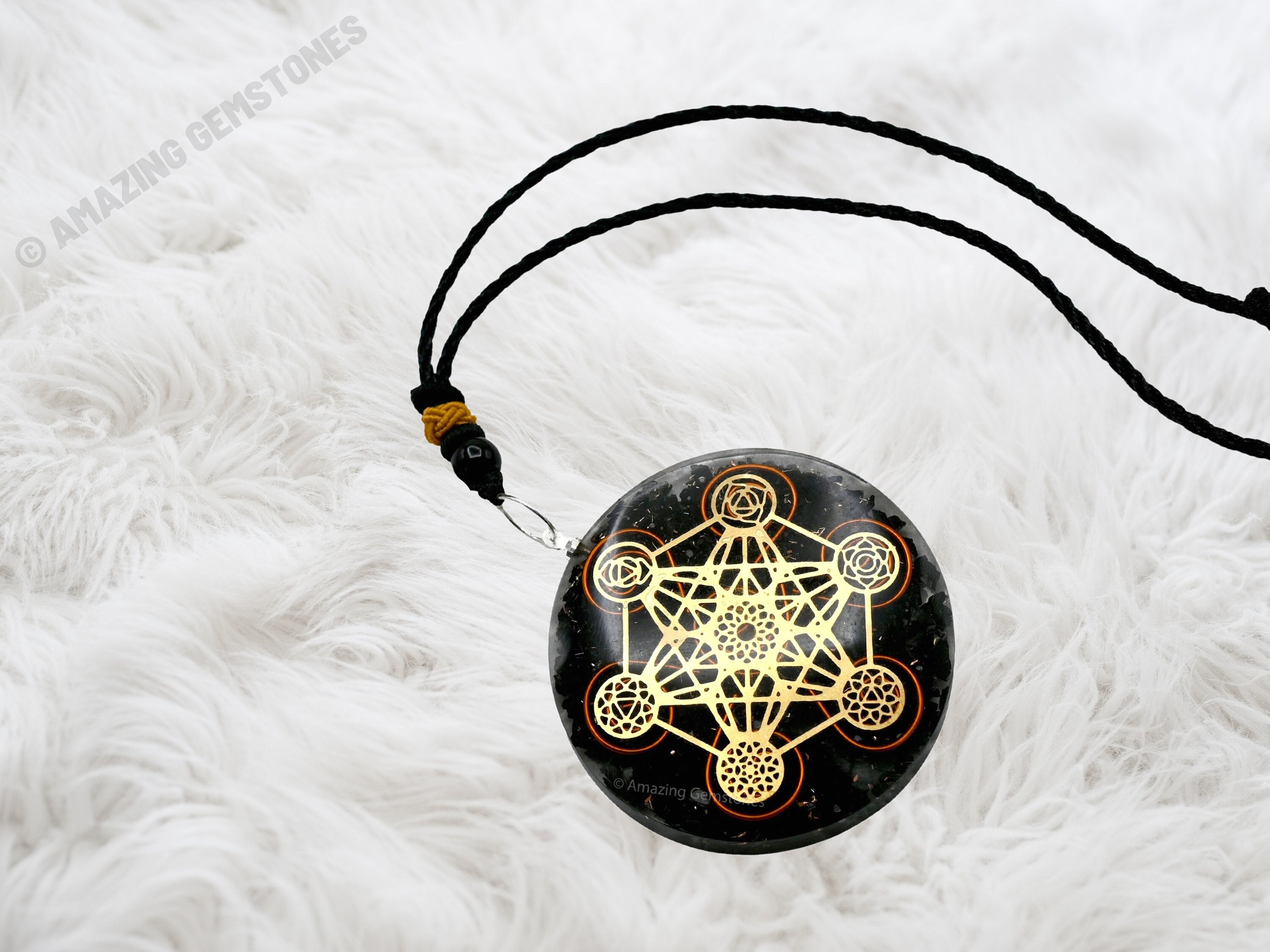 Metatron Cube Orgonite Tesla coil holographic visual effect (watch