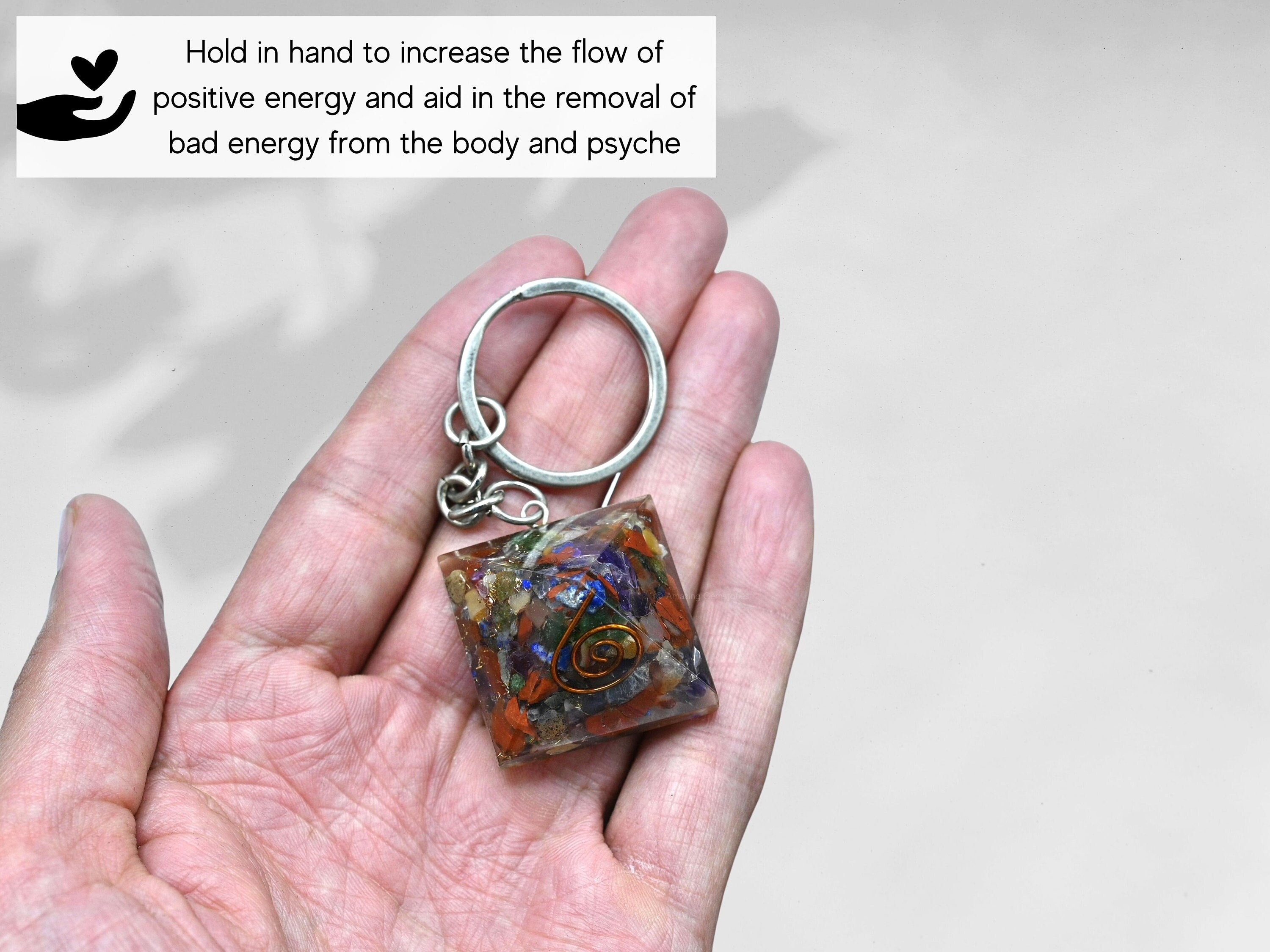 Pyramid Key Chain - Etsy