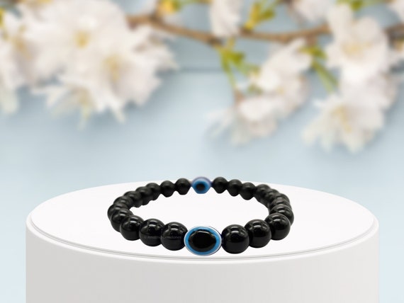 Braccialetto di perline turchesi Gioielli di cristallo energetico per l' ansia 6 mm Stratificazione Mala Braccialetto di pietra naturale Calma Lenitiva Yoga Gioiello Regalo Boho - Italia