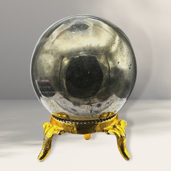Stone Sphere Stand Etsy