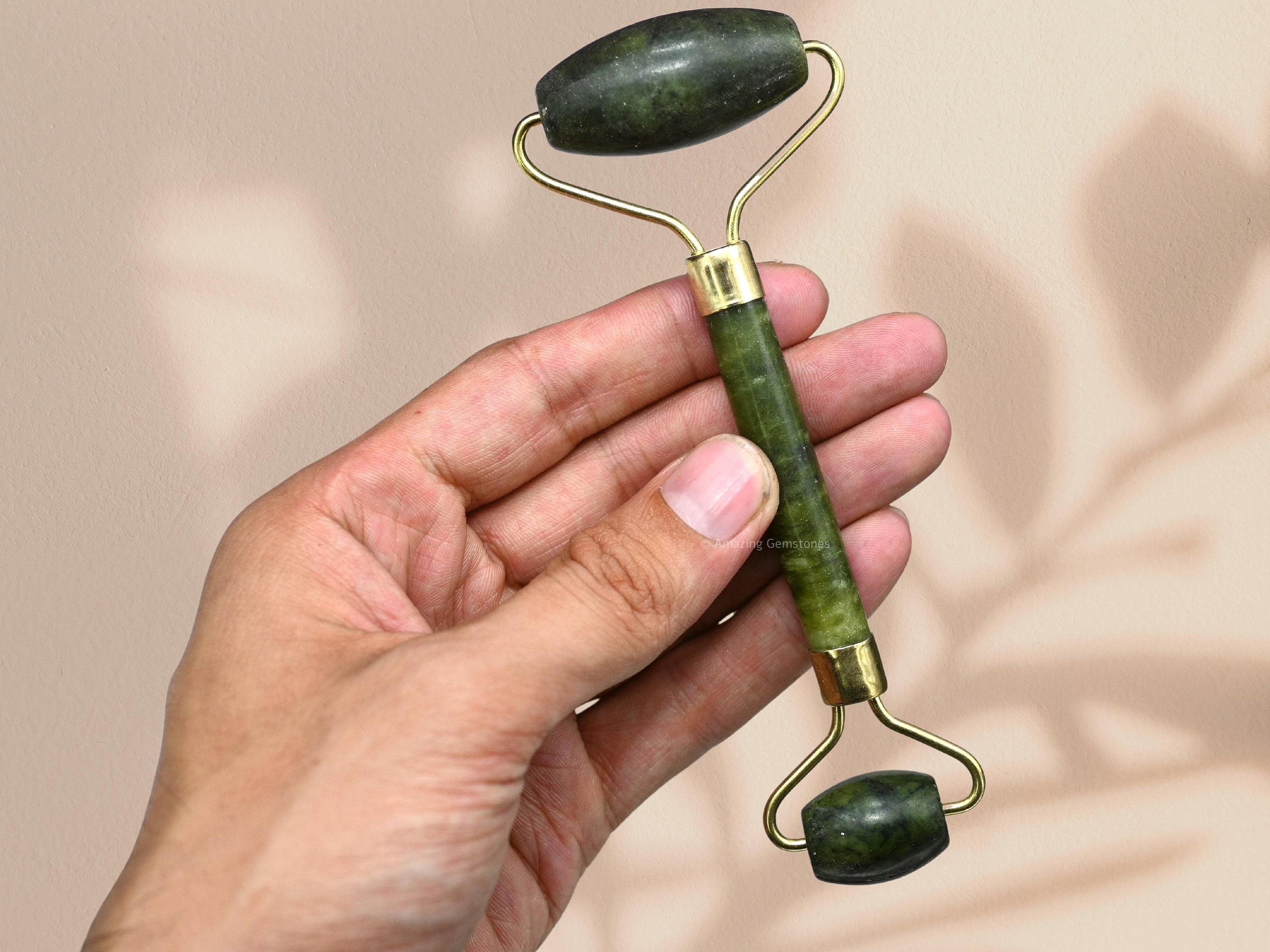 翡翠フェイスローラーとグアシャのコンボセット（プレミアムギフト