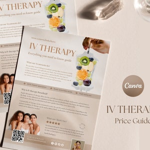 de modèle de thérapie intraveineuse | Flyer marketing intraveineux | Modèle de toile | Perfusion IV | Infirmière injecteur