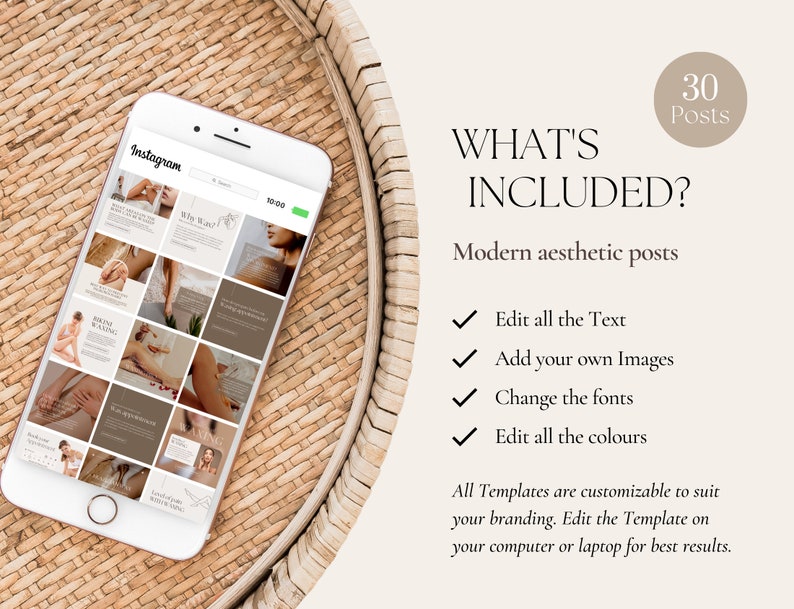 Waxing Instagram Post Templates Hair Removal Esthetician Etsy