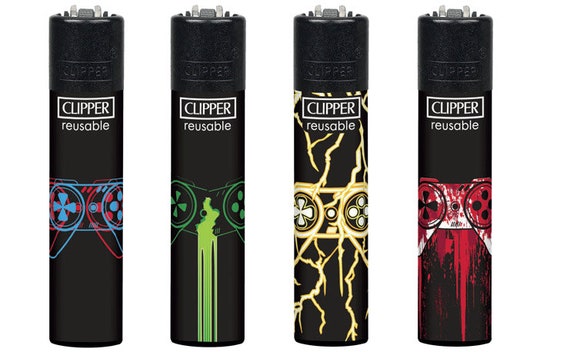 4 x Raros NUEVOS Encendedores Clipper Gas Único Divertido Colorido Cool Clippers  Encendedor -  México