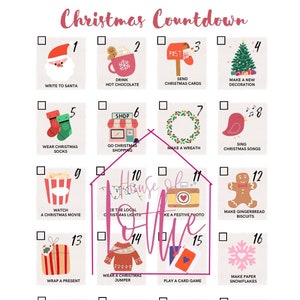 Christmas Activity Advent countdown