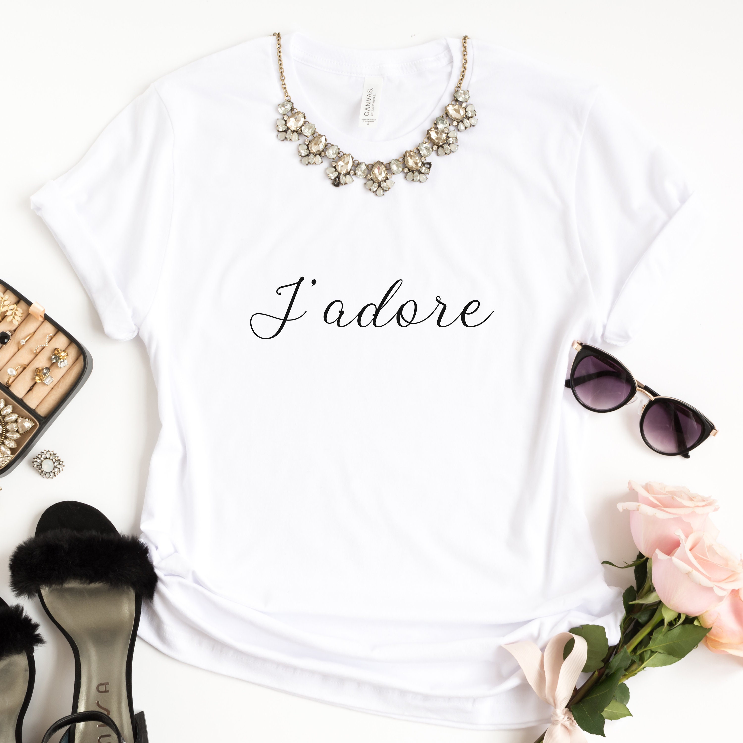 J'adore T shirt / Cute T shirts / women's Tshirt / Etsy
