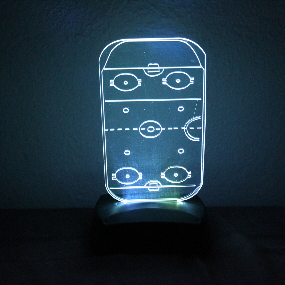 Personilazed Hockey Rink Night Lights 3d night Light Up Etsy