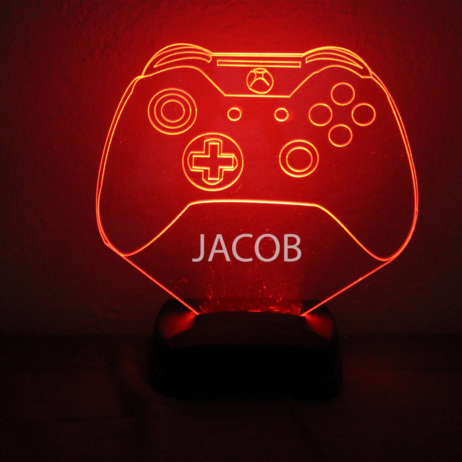 Personalised 3D Led XBOX Controller Gaming Night Light Etsy