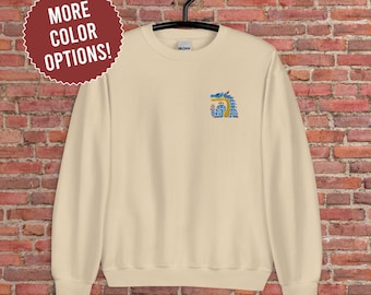Lagiacrus inspired embroidrey | Unisex Sweatshirt | Monster Hunter Wilds