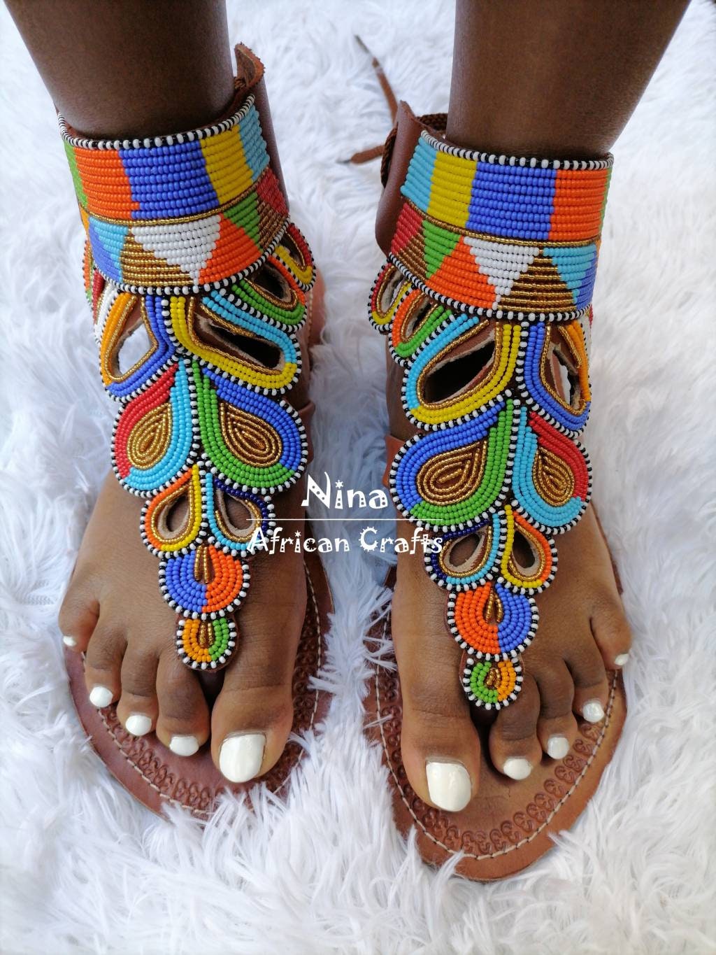 Bohemian Sandals African sandals Kenyan sandals leather sandals Kenyan sandals summer sandals