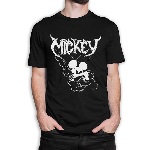 Mickey Mouse Heavy Metal T-shirt Men's 