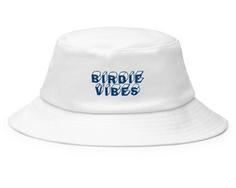Birdie Vibes Golf Bucket Hat, Hat for Golfing in the Sun, Men and