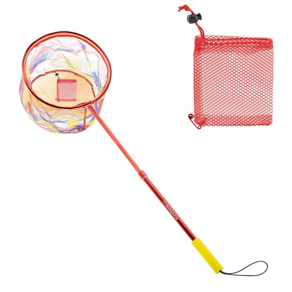 Buy Daddygofish Kids Fishing Net Ultralight Telescopic Landing Net Bait  Pouch Catching Fish Frog Minnow Cricket Butterfly Water Beach Lake Pond  Online in India 
