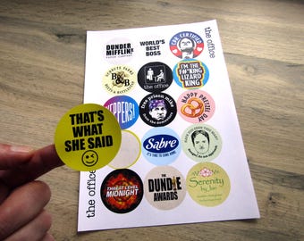 the office tv show stickers fan favourite designs