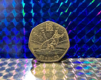 london olympics Wrestling  50p One of the rarest 50ps circulated coin collection rare fifty pence