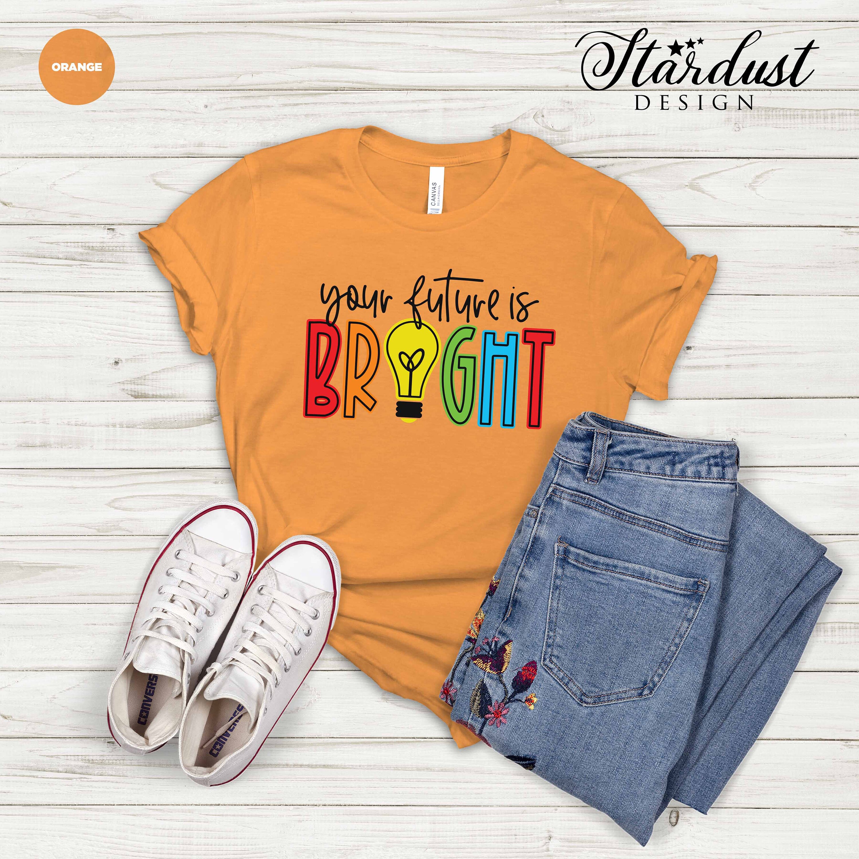 the future is bright tshirt
