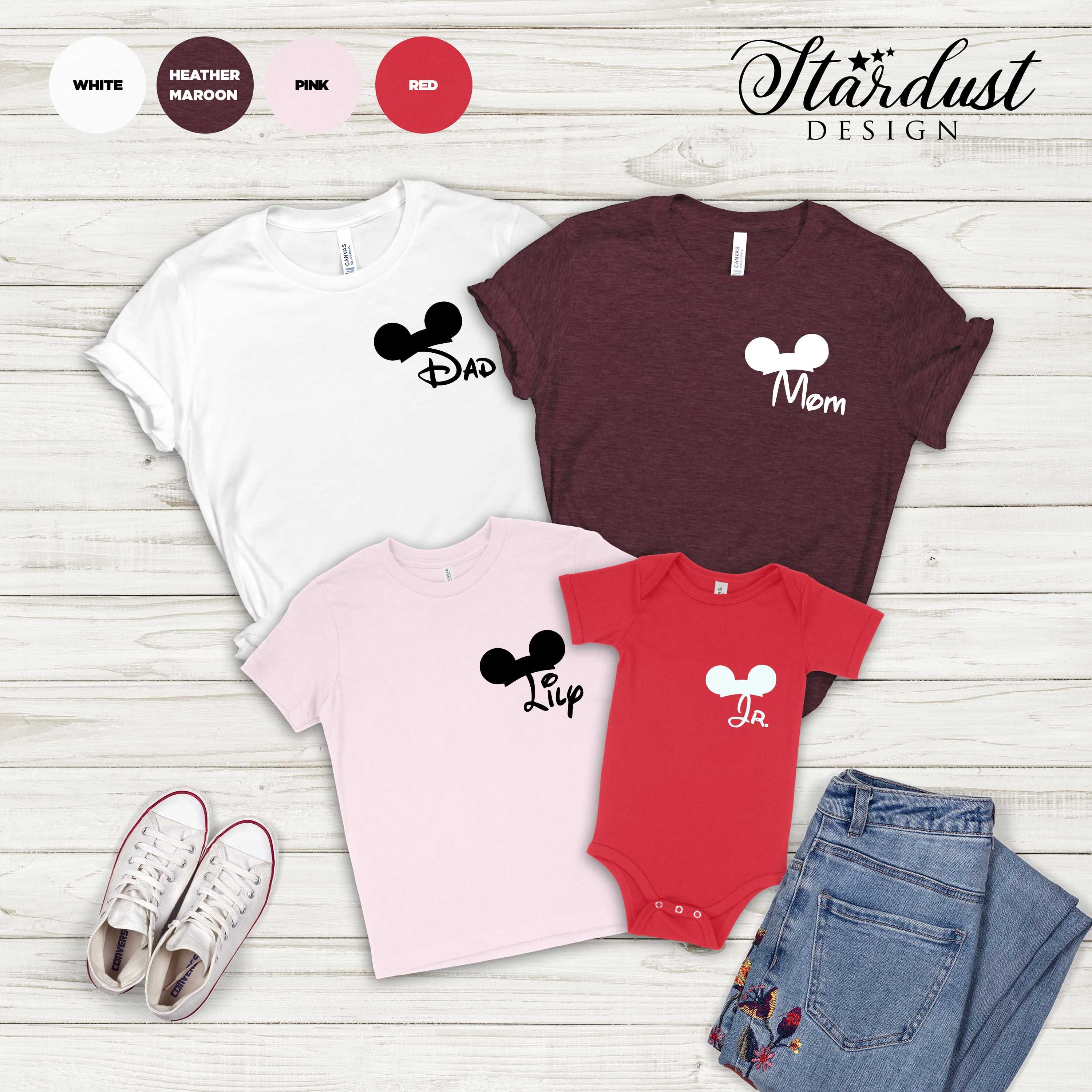 Camiseta personalizada de Disney Family camisetas de Disney Etsy