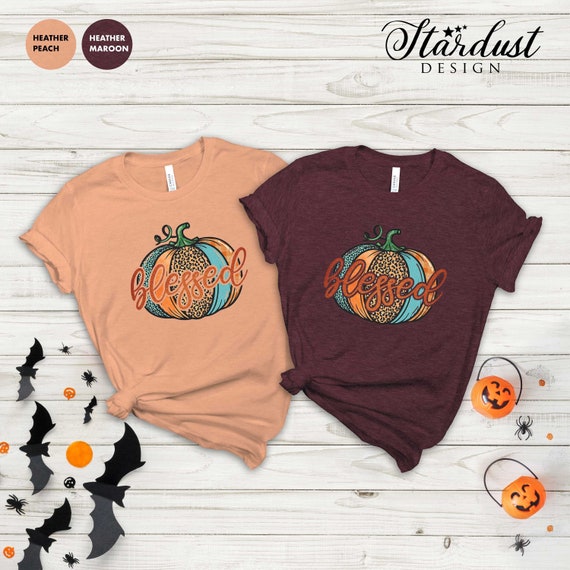 floral pumpkin shirt