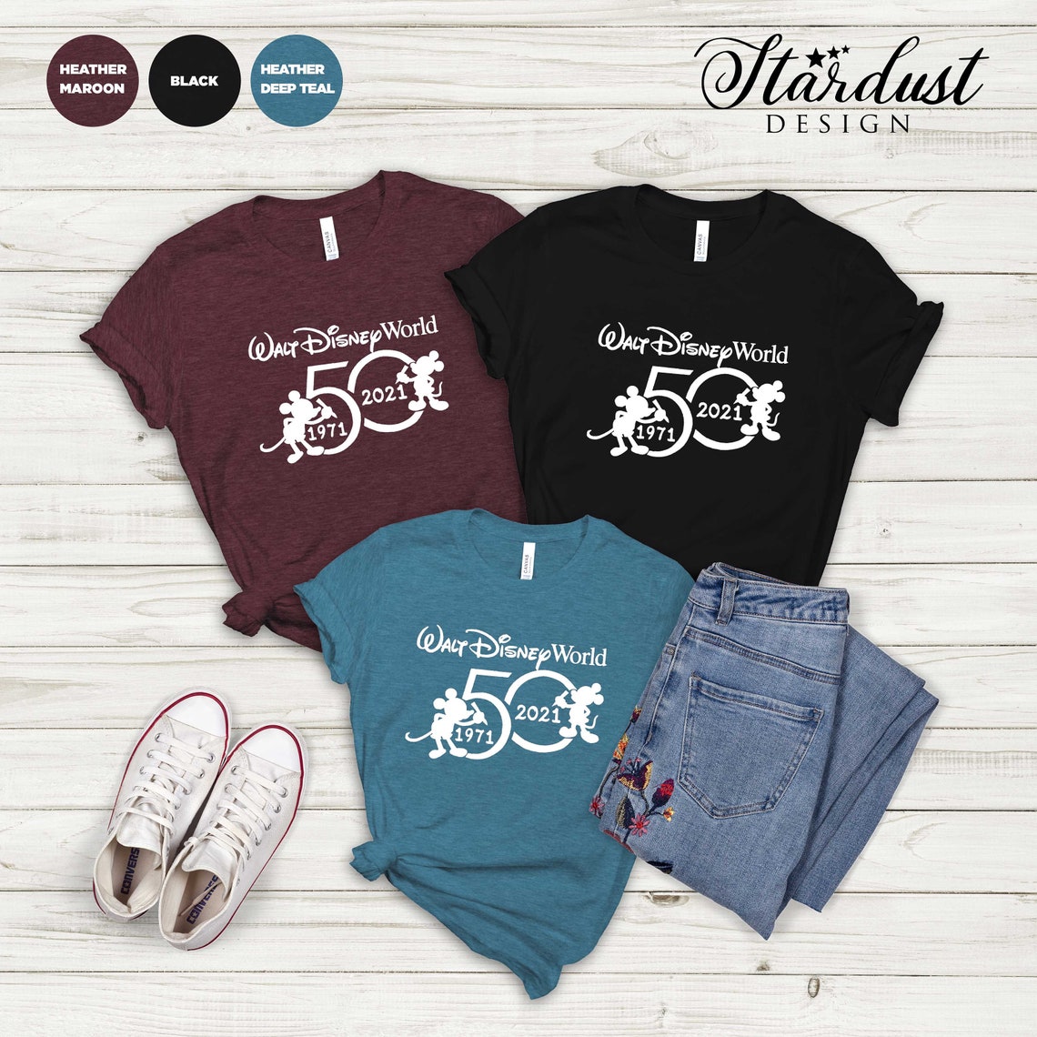 disneyworld 50th anniversary t shirts