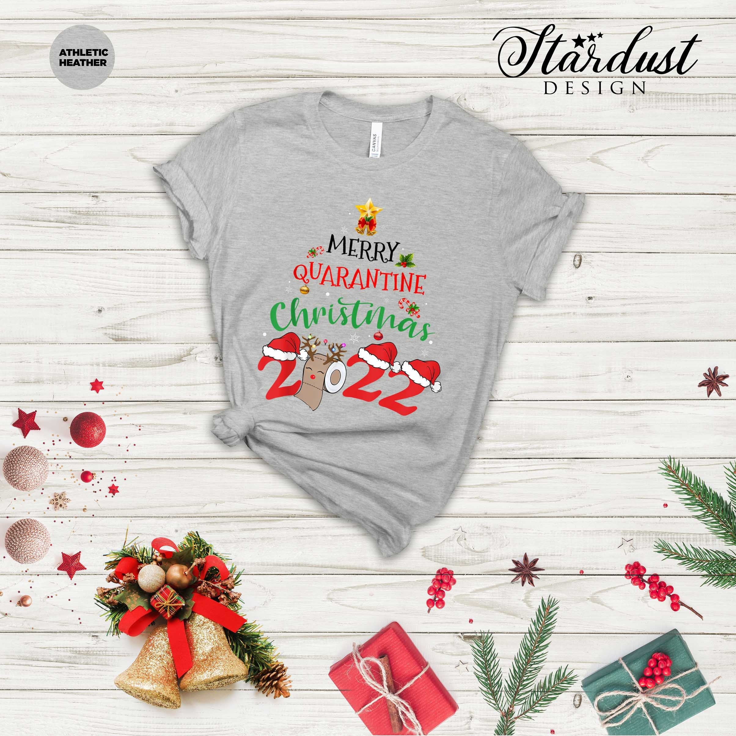 Merry Quarantine Christmas 2022 T-shirt 