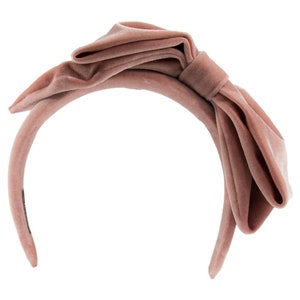 Alexandra - Velvet Bow Hairband - wide range of colours available