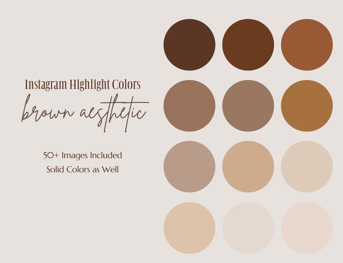 Instagram Highlights Instagram Brown Aesthetic Instagram - Etsy