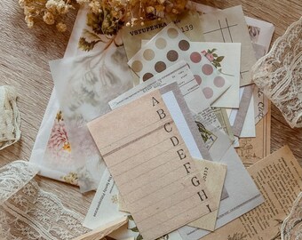 Journaling, Junk Journal Kit, Journal Ideas, Vintage, Floral, Vintage Americana, Journaling Supplies, Customized Journal, Antique Journal