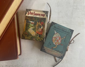 Mini Diário de Livros, Mini Diário de Sucata, Diário Imprimível, Livros Clássicos, Artesanato com Diário de Sucata, Diário Faça Você Mesmo, Artesanato, Mini Caderno