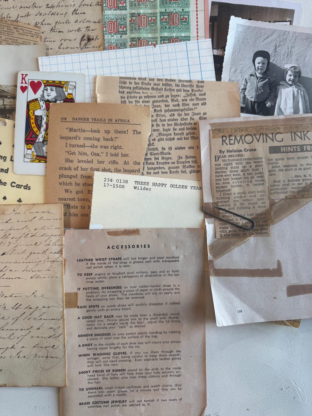 50 Pieces of Vintage Paper Ephemera Pack, Ephemera Vintage Junk Journal ...