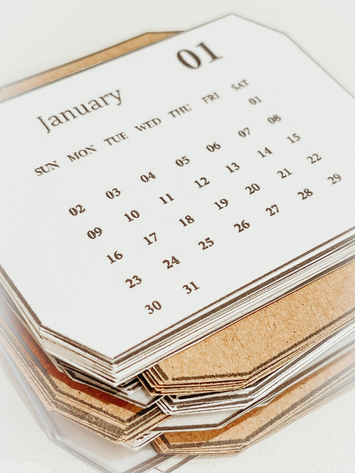 Monthly Calendar Calendar Labels Mini Calendar Label Etsy