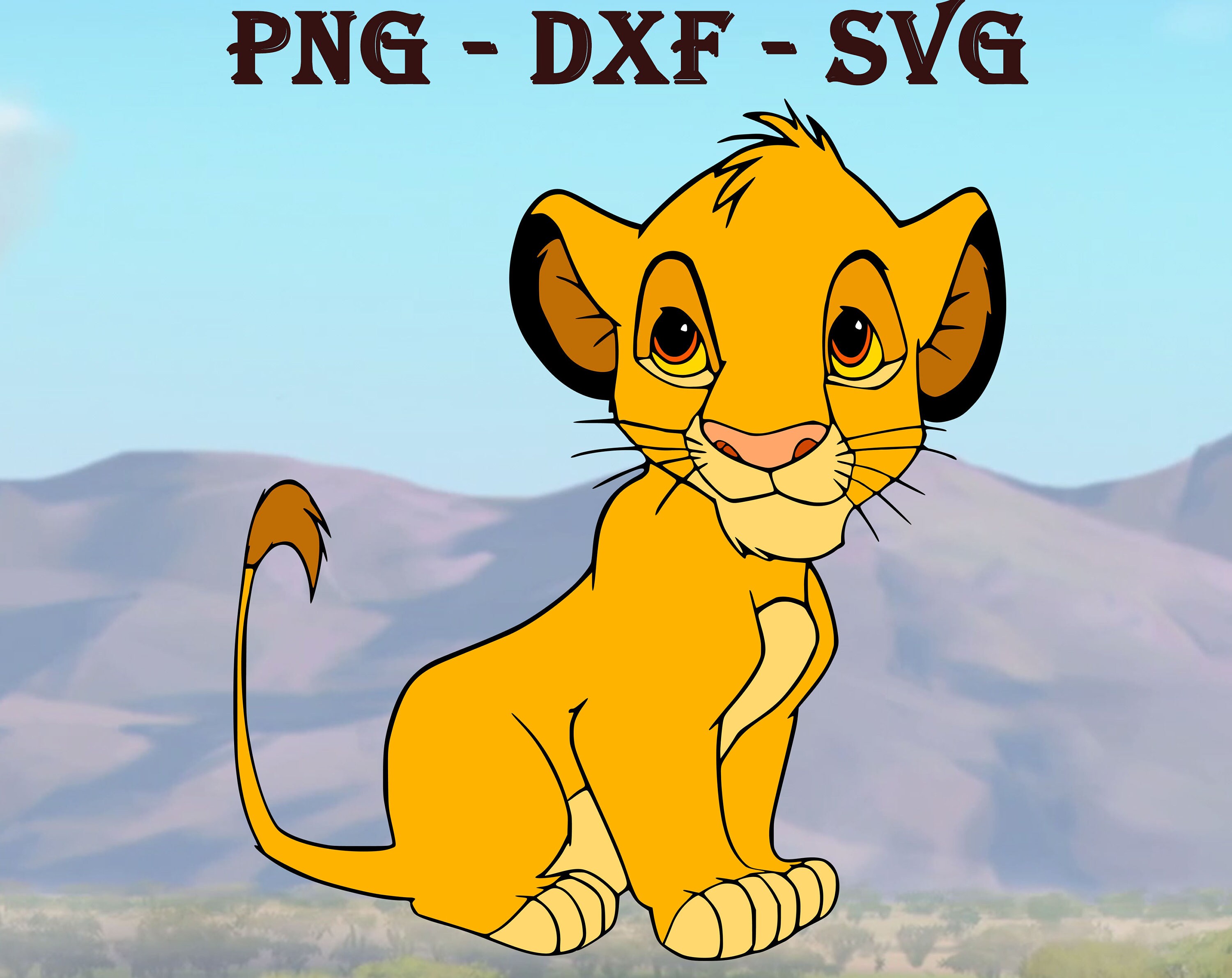 Free Free Lion King Simba Svg 553 SVG PNG EPS DXF File